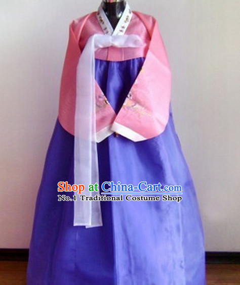 Korean Traditional Dress Female Plus Size Dress Fashion Clothes Complete Set