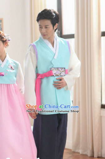 Korean Bridegroom Plus Size Clothing Fashion Clothes Dance Attire Dance Gear Hanbok