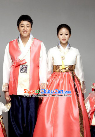 Korean Traditional Couple Clothing 2 Sets