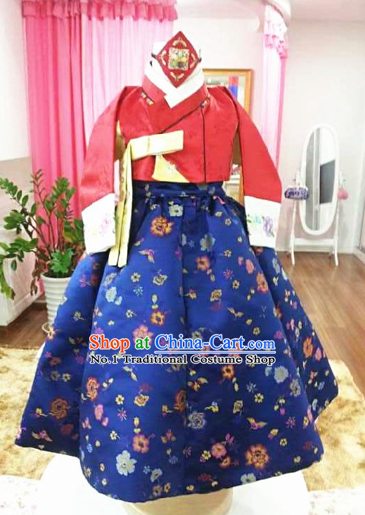 Korean Traditional Ceremonial Dress Complete Set for Girls