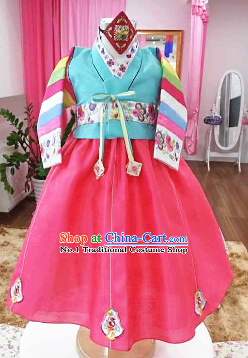 Korean Traditional Dresses Complete Set for Girls