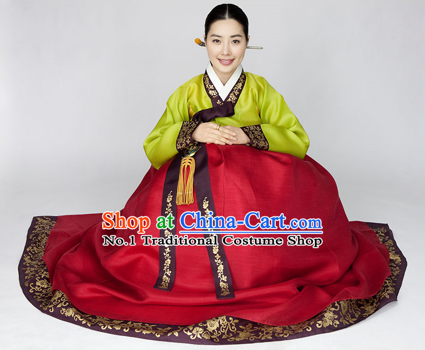 Traditional Korean Fashion Style Mother Suit Complete Set