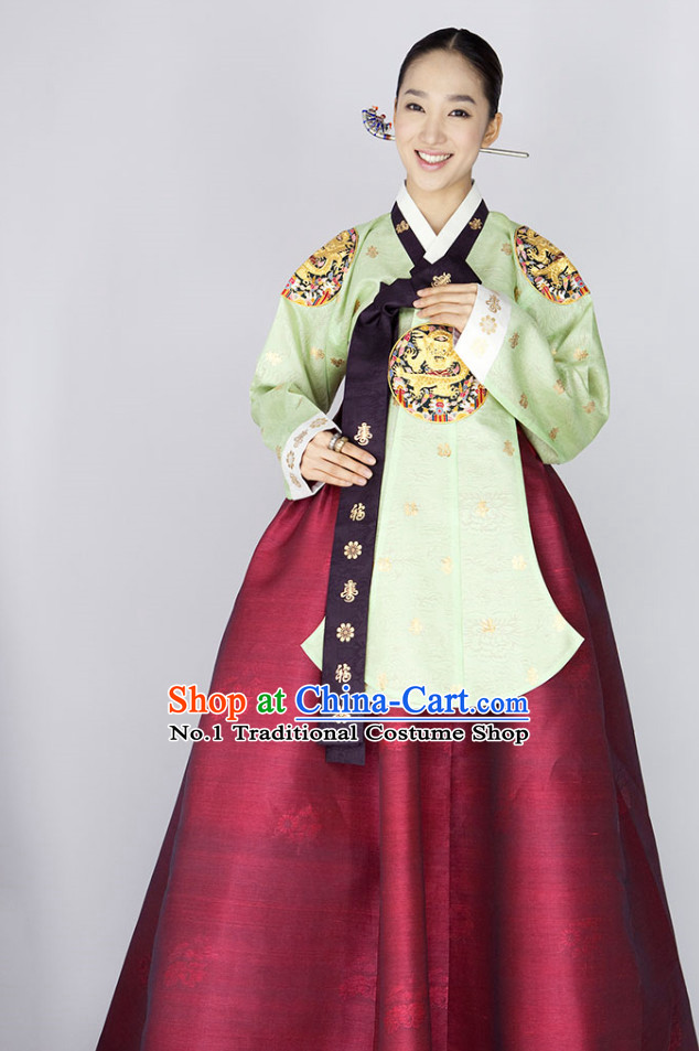 Traditional Korean Royal Princess Costumes Complete Set for Women