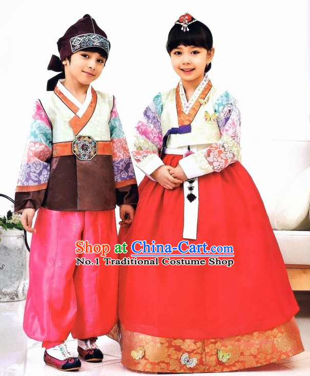 Korean Boys and Girls Fashion online Apparel Hanbok Costumes Clothes