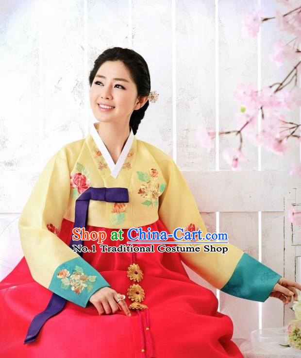 Korean Hanbok Wife Clothing Fashion Clothes Korean Traditional Dresses