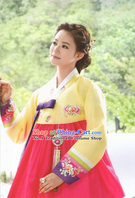 Korean Hanbok Women Clothing Ladies Fashion Clothes Korean Traditional Dresses