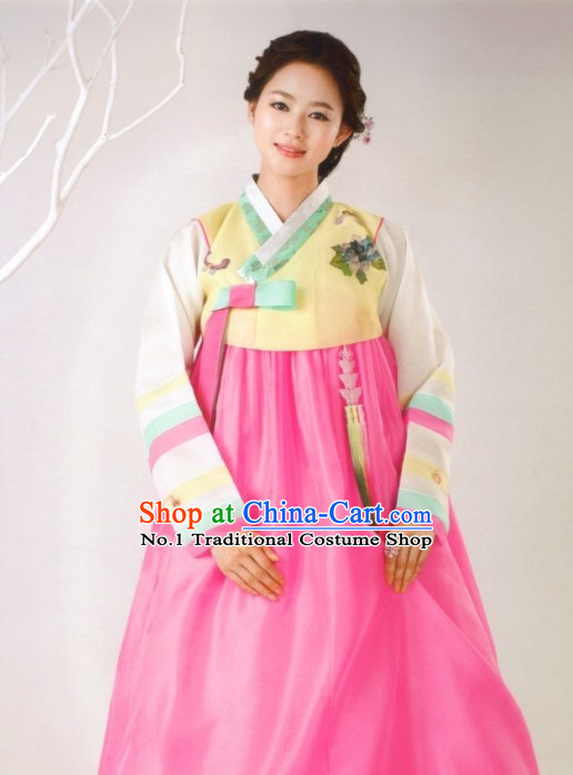 Korean Hanbok Female Clothing Ladies Fashion Clothes Korean Traditional Dresses