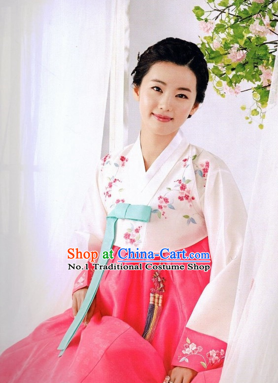 Korean Hanbok Costumes Ladies Fashion Clothes Korean Traditional Dresses