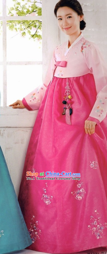 Korean Hanbok Costumes Ladies Fashion Clothes Korean Traditional Dress