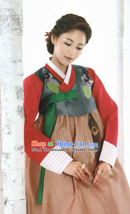 Korean Woman Traditional Clothes Hanbok Dress Shopping Free Delivery Worldwide