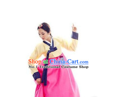 Korean Woman Traditional Clothes Hanbok Dress Shopping