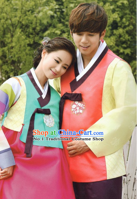 Korean Couple National Costumes Traditional Hanbok Clothes online Shopping