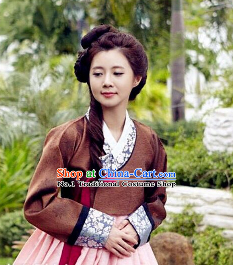 Korean Female National Costumes Traditional Hanbok Clothes online Shopping