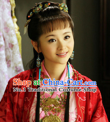 Asian Chinese Ancient Traditional Long Wigs for Women