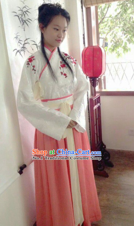 Chinese Traditional Ceremonial Clothing Chinese Ancient Teenager Hanfu Dress Free Delivery Worldwide