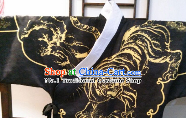 Chinese Traditional Clothing Chinese Ancient Tiger Costume for Men