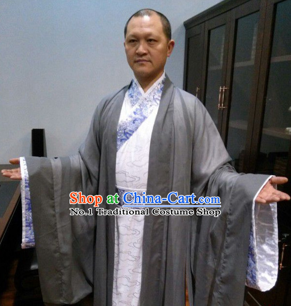 Chinese Traditional Clothing Chinese Ancient Reader Costumes for Man