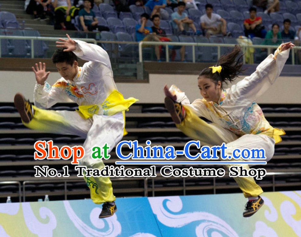 Top Tai Chi Qi Gong Yoga Clothing Yoga Wear Yang Tai Chi Quan Kung Fu Pants and Blouse Uniforms for Men or Women