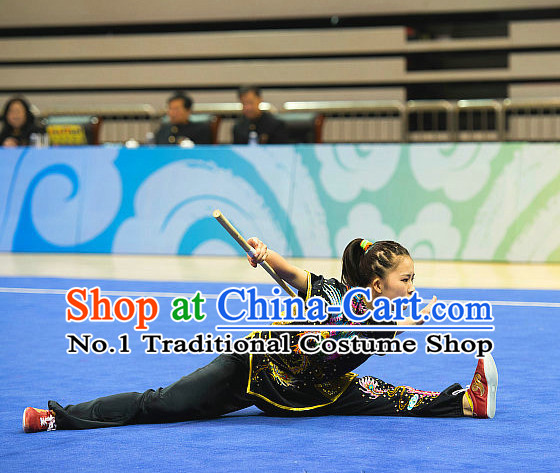 Top Chinese Kung Fu Sword Uniforms Kungfu Uniform Martial Arts Competition Costumes for Women