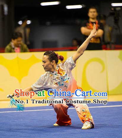 Top Chinese Kung Fu Sword Uniforms Kungfu Uniform Martial Arts Competition Costumes for Women