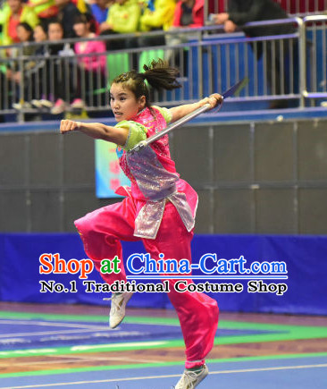 Top Chinese Kung Fu Sword Uniforms Kungfu Uniform Martial Arts Competition Costumes for Women