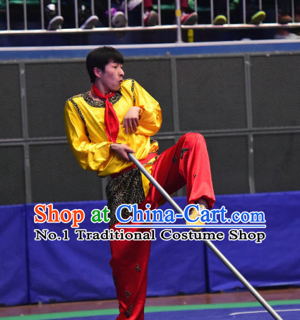 Top Chinese Monkey Boxing Kung Fu Stick Wooden Dummy Hung Gar Taekwondo Gear Taekwondo Equipment Kung Fu Moves Chinese Kungfu Costume Wing Chun Costumes Competition Uniforms