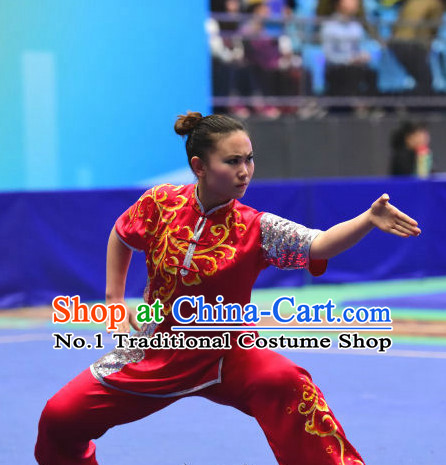 Top Chinese Eagle Claw Boxing or Eagle Claw Fist Uniforms Kung Fu Costumes Martial Arts Suits Competition Uniform