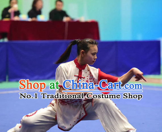 Top Chinese Eagle Claw Boxing or Eagle Claw Fist Uniforms Kung Fu Costumes Martial Arts Suits Competition Uniform