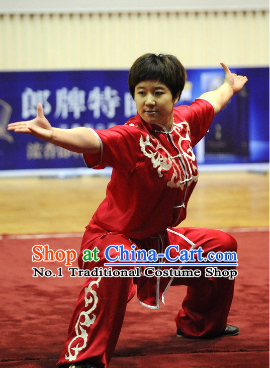 Top Chinese Kung Fu Uniform Martial Arts Uniforms Kungfu Suits Competition Costumes Complete Set