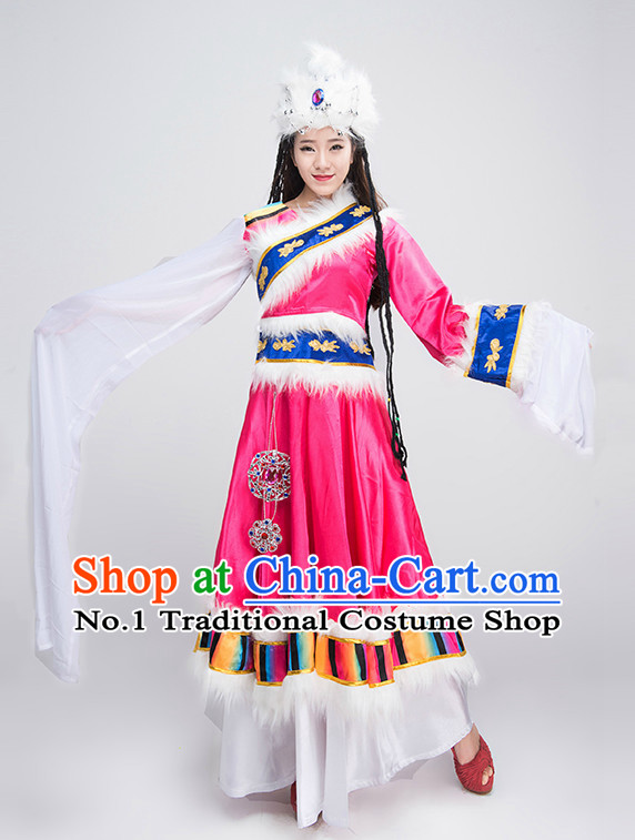 Traditional Chinese Mongolian Dance Costumes for Competition