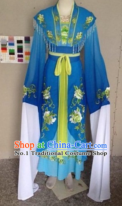 Asian Chinese Traditional Dress Theatrical Costumes Ancient Chinese Clothing Chinese Attire Long Sleeve Dance Costumes