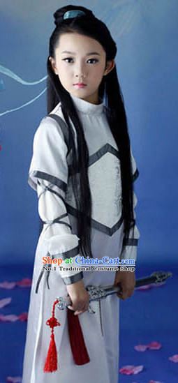 Chinese Swordsman Hanfu for Kids