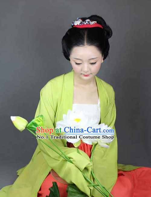 Chinese Hanfu Suit Summer Dresses for Women