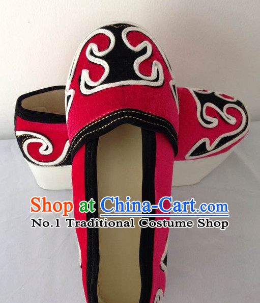 Chinese Opera High Heel Shoes