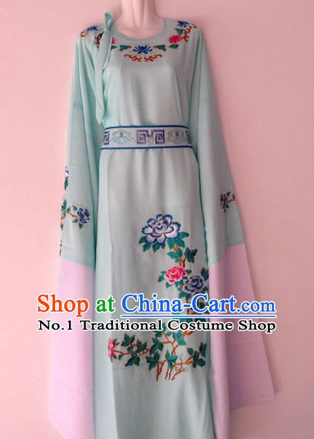 Chinese Beijing Opera Xiao Sheng Character Costumes Long Robe