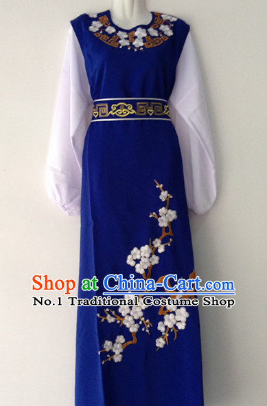 Chinese Opera Plum Blossom Embroidered Long Robe