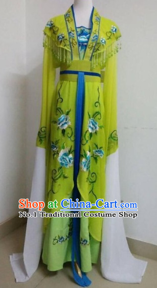 Asian Chinese Traditional Dress Theatrical Costumes Ancient Chinese Clothing Opera Water Sleeves Costumes