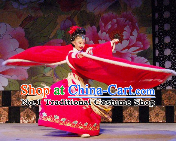 Asian Chinese Traditional Dress Theatrical Costumes Ancient Chinese Clothing Opera Wide Sleeves Classical Costumes