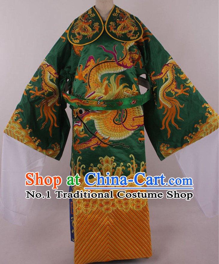 Chinese Traditional Dresses Theatrical Costumes Ancient Chinese Hanfu Dragon Embroidered Costumes