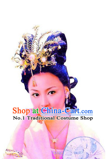 Traditonal Chinese Handmade Phoenix Hair Jewelry and Earrings