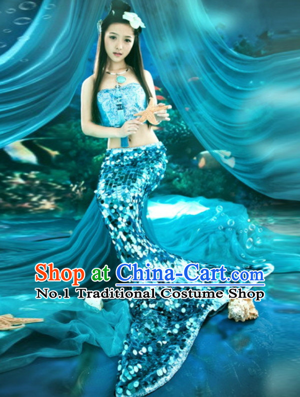 Custom Made Stage Performance Mermaid Costumes