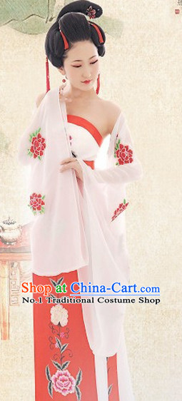 Traditional Chinese Photo Costume Princess Classical Costume and Hair Accessories Complete Set for Ladies