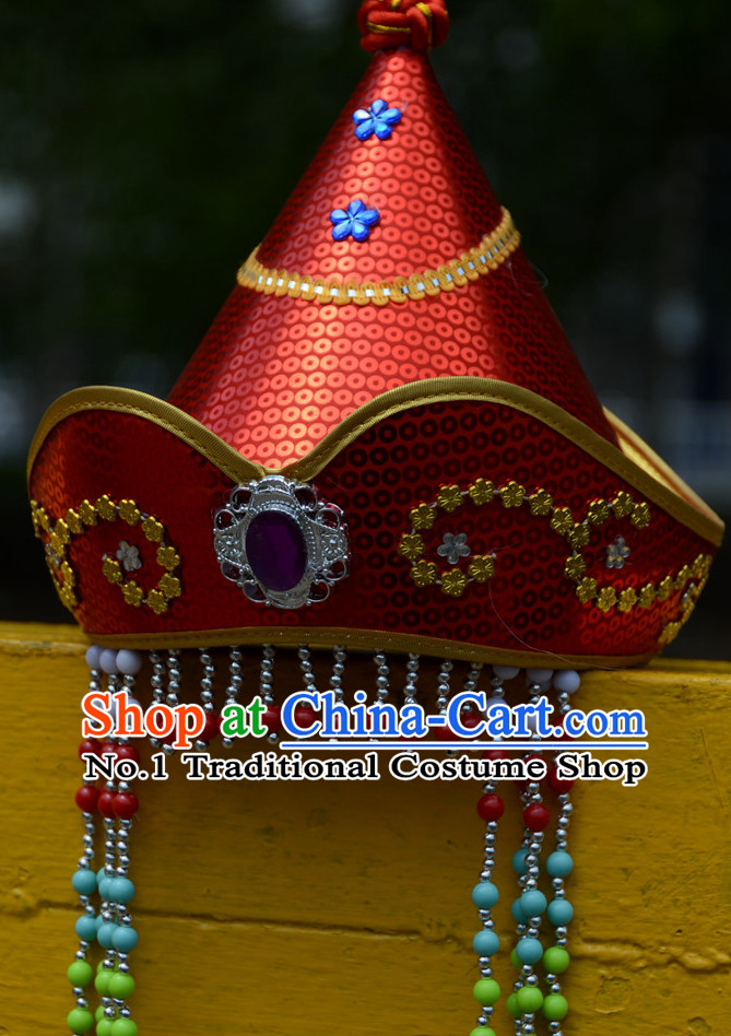 Traditional Chinese Mongolian Hat