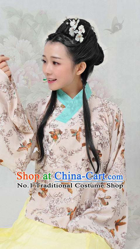 Chinese Hanfu China Shopping Asian Fashion Plus Size Clothing Clothes online Oriental Dresses Ancient Costumes and Hair Accessories Complete Set