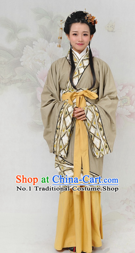 Chinese Hanfu China Shopping Asian Fashion Plus Size Clothing Clothes online Oriental Dresses Ancient Costumes and Hair Accessories Complete Set