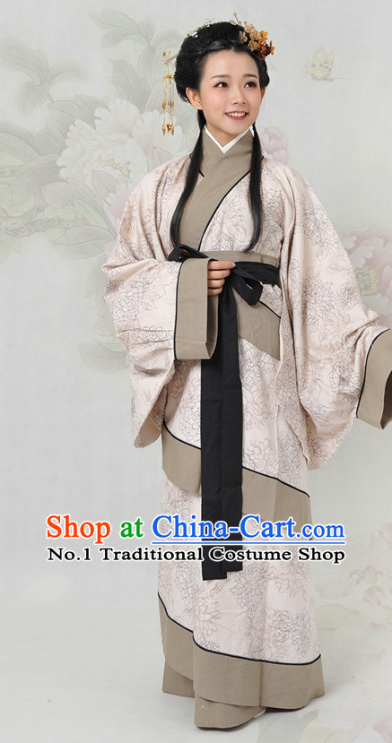 Chinese Hanfu China Shopping Asian Fashion Plus Size Clothing Clothes online Oriental Dresses Ancient Costumes and Hair Accessories Complete Set