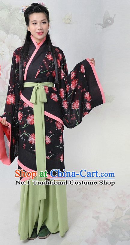 Chinese Hanfu China Shopping Asian Fashion Plus Size Clothing Clothes online Oriental Dresses Ancient Costumes and Hair Accessories Complete Set