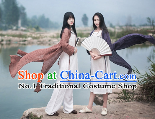 Chinese Traditional Mandarin Long Robe for Women