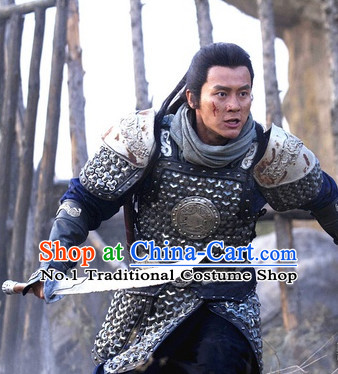 Traditional Chinese Ancient General Warrior Armor Costumes Complete Set