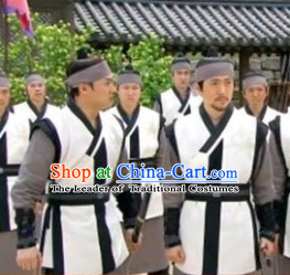 Ancient Korean Civilian Costume and Head Band Complete Set for Men
